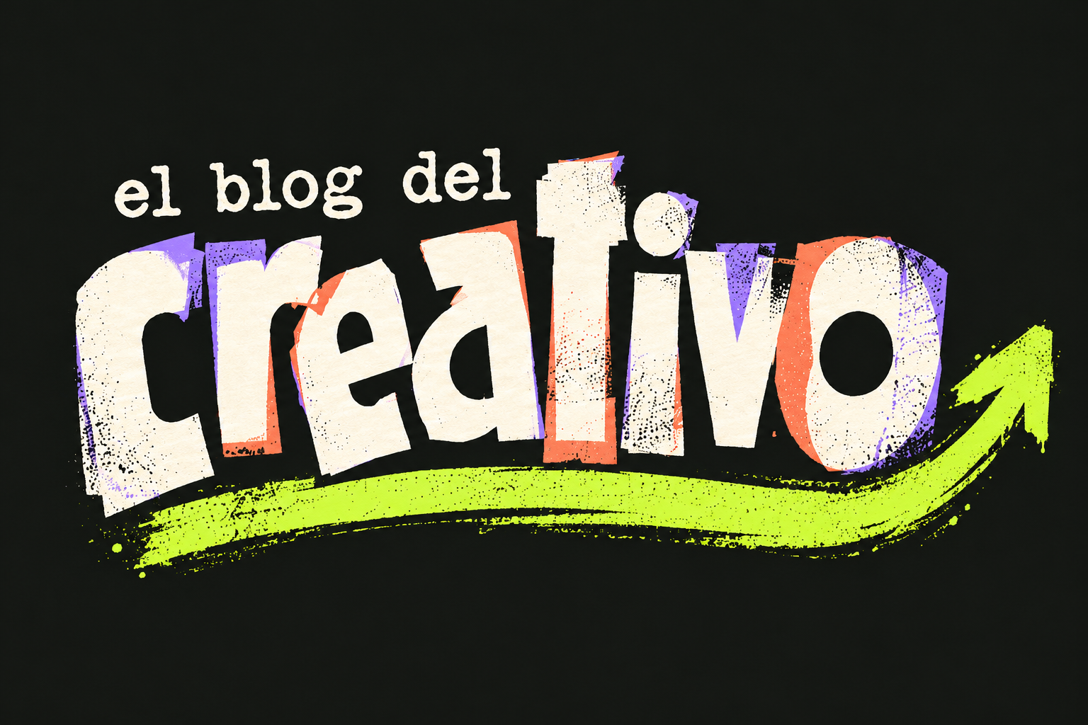 El blog del creativo: letras serigráficas y flecha de crecimiento lima